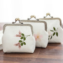 Embossing Design Metal Handbag Clutch Bag Purse Frame with Kiss Clasp Lock for DIY Bag 8.5cm
