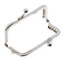 Embossing Design Metal Handbag Clutch Bag Purse Frame with Kiss Clasp Lock for DIY Bag 8.5cm