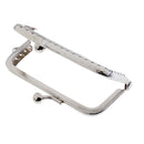 Embossing Design Metal Handbag Clutch Bag Purse Frame with Kiss Clasp Lock for DIY Bag 8.5cm