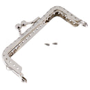 Silver Metal Bag Purse Frame Kiss Clasps Lock for Purse Making Bag Accessories 8.5cm