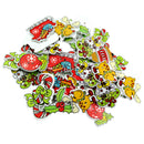 50 Pieces Mixed Christmas Bell Tree Wood Buttons Sewing Scrapbooking Gift Decoration