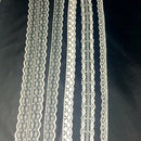 5 Pieces Assorted 1 Meter Lace Trim Ribbon Applique Embellishment for Sewing Craft
