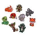 9 Pieces DIY Animals Patches Appliques Elephant Rabbit Patches for Garment Decoration