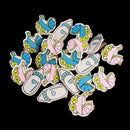 20 Pieces Mini Wooden Baby Shower Photo Paper Pegs Scrapbooking Clothespin Clips