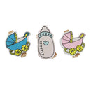 20 Pieces Mini Wooden Baby Shower Photo Paper Pegs Scrapbooking Clothespin Clips