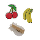 20 Pieces Mini Colorful Wooden Fruit Photo Paper Pegs Scrapbook Clothespin Clips