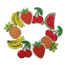 20 Pieces Mini Colorful Wooden Fruit Photo Paper Pegs Scrapbook Clothespin Clips