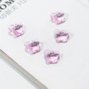 25 Piece Butterfly Shape Artificial Crystal Pendant Charms for Jewelry Making 14mm