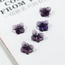 25 Piece Butterfly Shape Artificial Crystal Pendant Charms for Jewelry Making 14mm