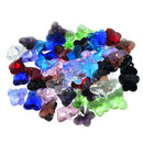 25 Piece Butterfly Shape Artificial Crystal Pendant Charms for Jewelry Making 14mm