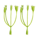 20 Pieces 7cm Plastic Artificial Flower Stems for DIY Garland Wedding Decoration
