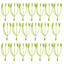 20 Pieces 7cm Plastic Artificial Flower Stems for DIY Garland Wedding Decoration