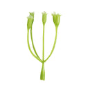 20 Pieces 7cm Plastic Artificial Flower Stems for DIY Garland Wedding Decoration