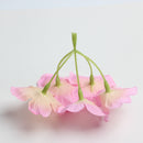 20 Pieces 7cm Plastic Artificial Flower Stems for DIY Garland Wedding Decoration