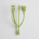 20 Pieces 7cm Plastic Artificial Flower Stems for DIY Garland Wedding Decoration