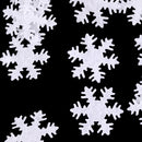 50 Pieces Non-woven Fabric Christmas Snowflake Patch Padded for DIY Xmas Decoration