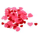 100 Pieces Assorted Non-woven Felt Heart Shape for Wedding Decoration Crafts DIY