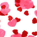 100 Pieces Assorted Non-woven Felt Heart Shape for Wedding Decoration Crafts DIY