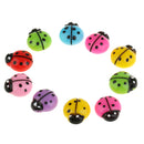 10 Pieces Resin Ladybird Design Flatback Embellishment for DIY Phone Case Decoration