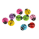 10 Pieces Resin Ladybird Design Flatback Embellishment for DIY Phone Case Decoration
