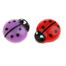 10 Pieces Resin Ladybird Design Flatback Embellishment for DIY Phone Case Decoration
