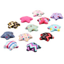 24 Piece Star Shape Fabric Flatback Buttons Craft Buttons Scrapbooking Embellishment 20mm