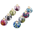 24 Pieces 15mm Multiple Color Fabric Covered Beads Charms Round Ball Pendant for DIY Earring Necklace Making Jewelry Findings