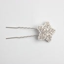 2 Piece Crystal Star Bobby Pins U Shape Hair Pins Clips Barrette Bridal Womens Hair Accessories