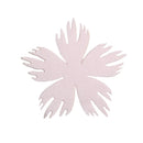 100 Pieces Cut Out Satin Drill Snowflake Pieces for DIY Wedding Craft Clothing Decoration 40mm Pink