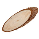 Oval Unfinished Wood Cutouts Wooden Circles Tree Slices Craft DIY Supplies
