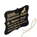 Shhh Sleeping Baby & Noisy Dog Please Do Not Knock or Ring Bell Unless you are going to baby sit - Baby Sleeping Sign - Baby Shower Gift