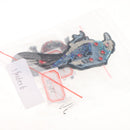 2 Pieces Bird Ladybird Rhinestones Beaded Patches Embroidery Fabric Applique DIY