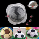 3D Plastic Football Soccer Mold Chocolate Candy Mould Fondant Cake Molds DIY