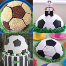 3D Plastic Football Soccer Mold Chocolate Candy Mould Fondant Cake Molds DIY