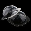 3D Plastic Football Soccer Mold Chocolate Candy Mould Fondant Cake Molds DIY