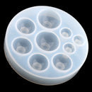 School Educational DIY Craft Silicone Mold Jewelry Making Mold Chocolate Sugar Paste Fondant Cake Baking Decorating Mold Water Drops Tray