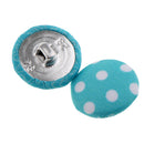 50 Pieces Assorted Fabric Shank Buttons Embellishment Sewing Crafts Buttons 18mm