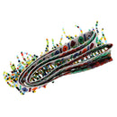 1 Yard Colorful National Style Glasses Beads Tassel Braid Jacquard Ribbon Trim Ribbon Sewing Embellishment for DIY Craft