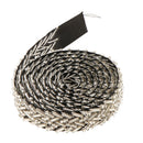 1Yard Beads Embroidered Lace Trims Fabric Ribbon Sewing Applique Embellishments 12mm Black