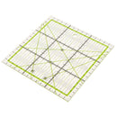 15x15cm Clear Plastic Quilt Quilting Ruler Patchwork Sewing Ruler for Crafts