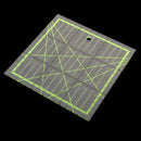 15x15cm Clear Plastic Quilt Quilting Ruler Patchwork Sewing Ruler for Crafts