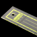 30x5cm Clear Plastic Quilt Quilting Ruler Patchwork Sewing Ruler for Crafts