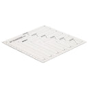 13.5 Cut 60 Degree Diamond Rhombus Template Quilting Ruler for DIY Patchwork