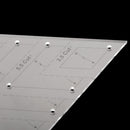 13.5 Cut 60 Degree Diamond Rhombus Template Quilting Ruler for DIY Patchwork