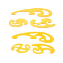 3 Pieces French Curve Drafting Drawing Templates Curved Edge Ruler Sewing Tools