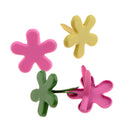 100 Pieces 14mm Flower Shape Metal Brads Paper Fasteners for Scrapbooking Crafts