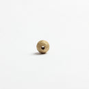 50 Pieces Round Metal Brass Loose Spacer Beads Charms for Jewelry Pendant Making 8mm