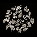 30 Pieces 13-22mm Mixed Vintage Alloy Owl Tibetan Silver DIY Charms Fit Pendants & Necklace Jewelry Making Accessories Craft Findings