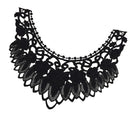 Water Soluble Embroidered Lace Trim Collar Costume Neckline Applique Sewing Clothing Accessories