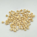 100 Pieces 10mm Tibetan Pagoda Natural Wood Spacer Beads for DIY Jewelry Making